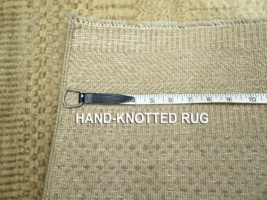 2'0" x 3'0" New Hand Knotted Beige Wool Rectangle Oriental Rug - MOA10276607