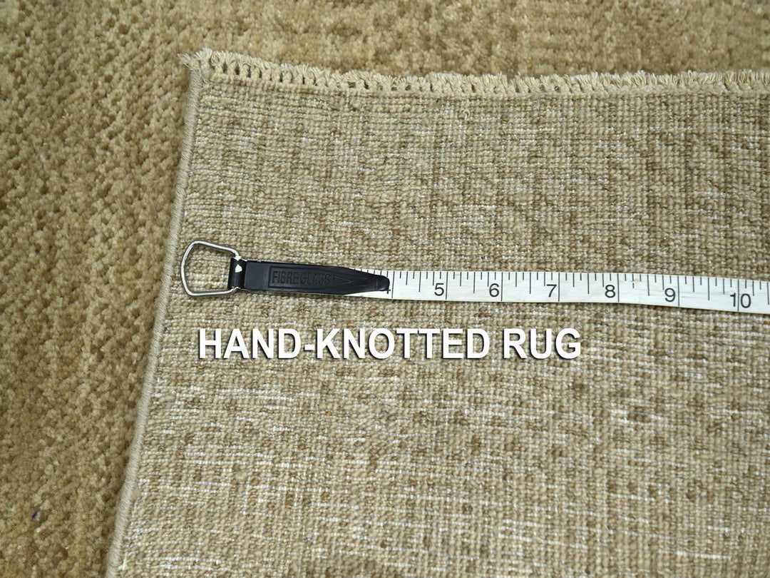 2'0" x 3'0" New Hand Knotted Beige Wool Rectangle Oriental Rug - MOA10276609