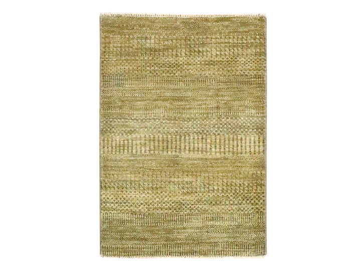 2'0" x 3'0" New Hand Knotted Brown Wool Rectangle Oriental Rug - MOA10276623