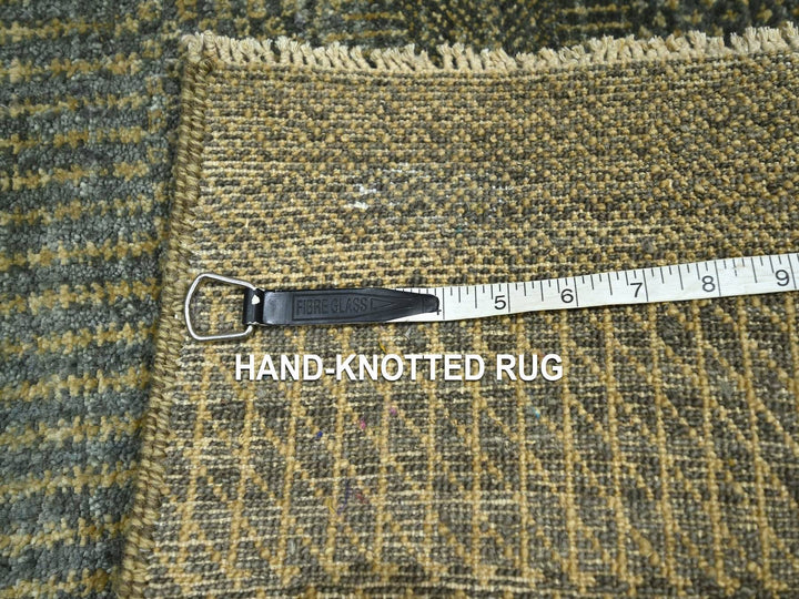 2'0" x 3'0" New Hand Knotted Brown Wool Rectangle Oriental Rug - MOA10276630