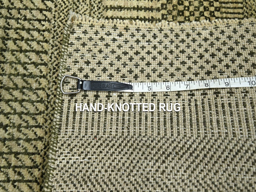 2'0" x 3'0" New Hand Knotted Beige Wool Rectangle Oriental Rug - MOA10276634