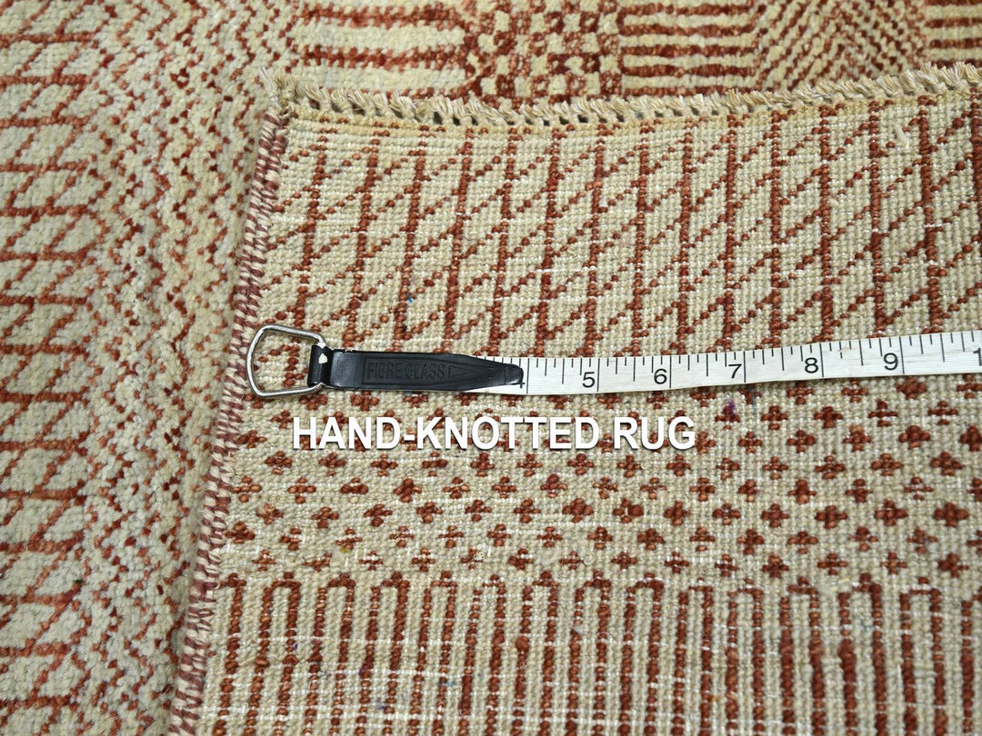 2'0" x 3'0" New Hand Knotted Red Wool Rectangle Oriental Rug - MOA10276636