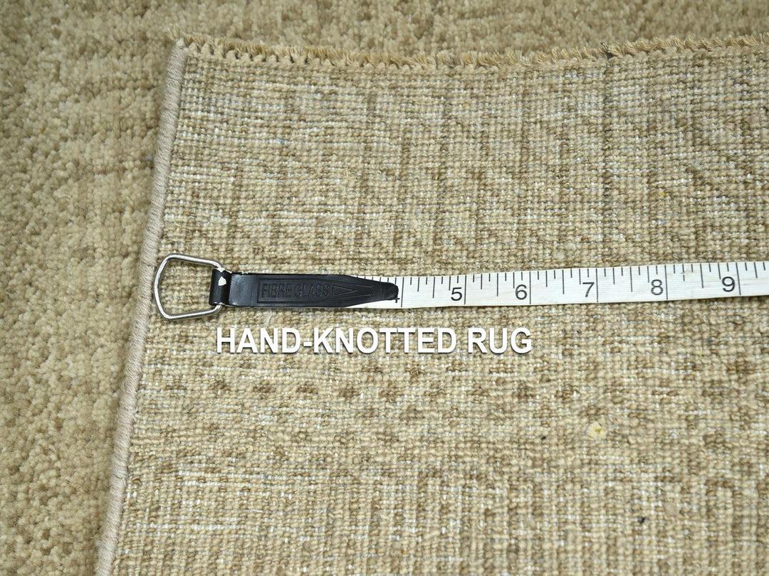 2'0" x 3'0" New Hand Knotted Beige Wool Rectangle Oriental Rug - MOA10276644