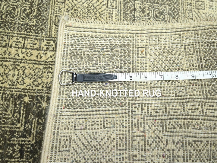 2'0" x 3'0" New Hand Knotted Beige Wool Rectangle Oriental Rug - MOA10276674