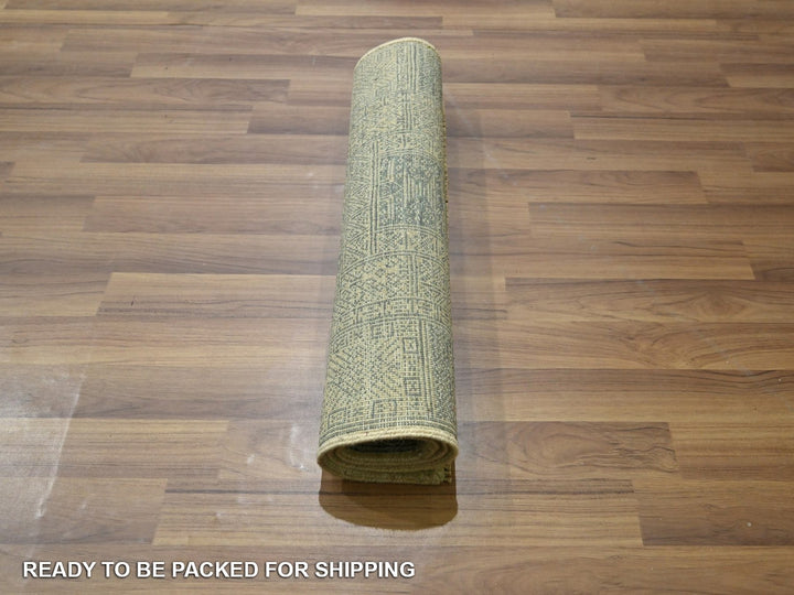 2'0" x 3'0" New Hand Knotted Beige Wool Rectangle Oriental Rug - MOA10276680