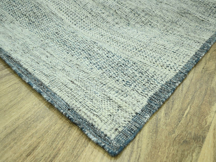 10'0" x 13'10" New Hand Knotted Teal Wool Rectangle Oriental Rug - MOA10276696
