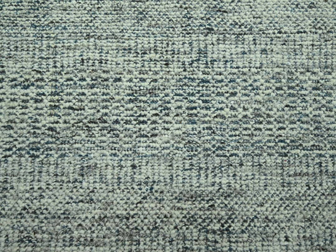 10'0" x 13'10" New Hand Knotted Teal Wool Rectangle Oriental Rug - MOA10276696