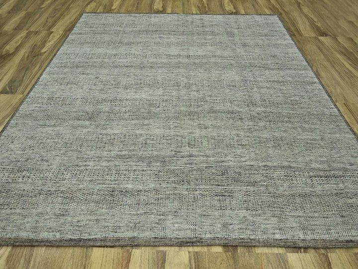 9'8" x 10'3" New Hand Knotted Brown Wool Square Oriental Rug - MOA10276701
