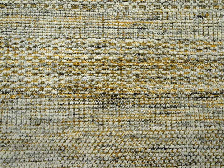 11'11" x 14'10" New Hand Knotted Yellow Wool Rectangle Oriental Rug - MOA10276704