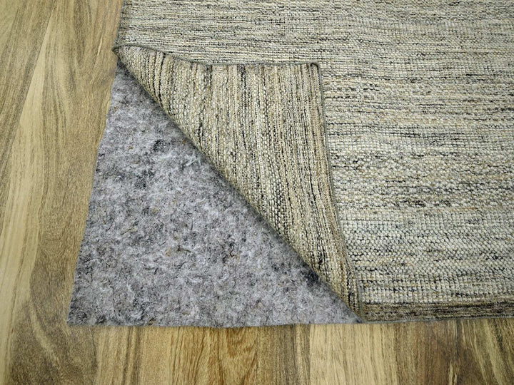 8'3" x 10'1" New Hand Knotted Brown Wool Rectangle Oriental Rug - MOA10276712