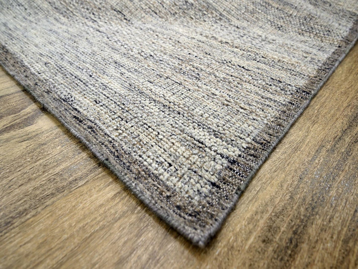 8'3" x 10'1" New Hand Knotted Brown Wool Rectangle Oriental Rug - MOA10276712