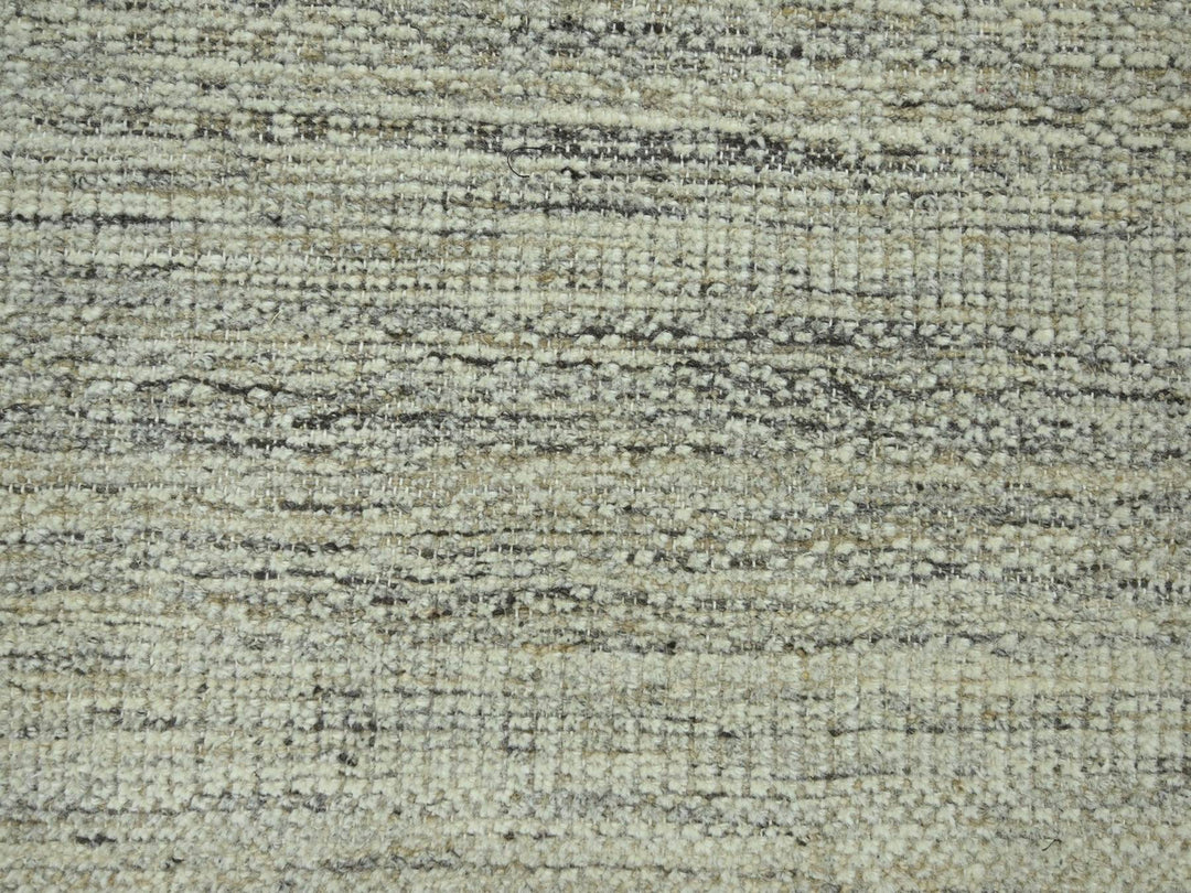 8'3" x 10'1" New Hand Knotted Brown Wool Rectangle Oriental Rug - MOA10276712