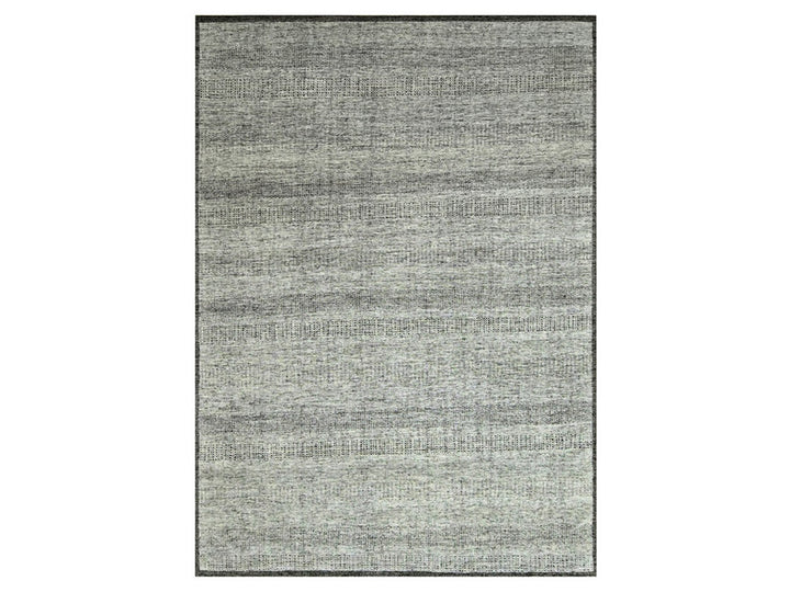 10'0" x 13'11" New Hand Knotted Black Wool Rectangle Oriental Rug - MOA10276713