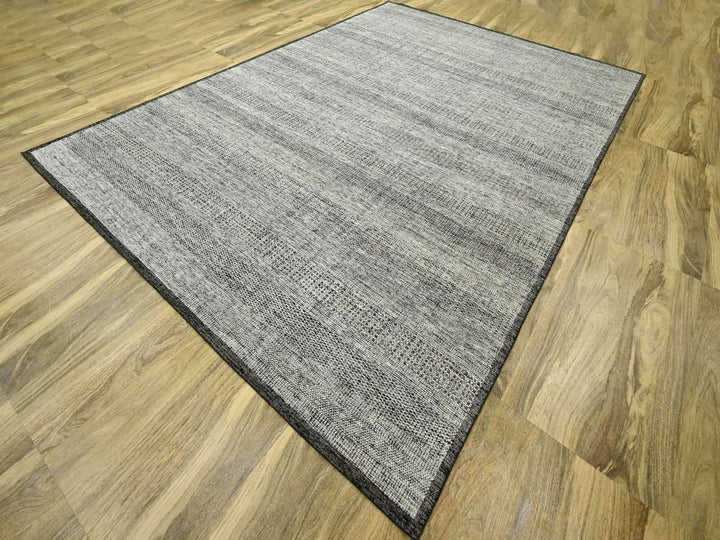 10'0" x 13'11" New Hand Knotted Black Wool Rectangle Oriental Rug - MOA10276713