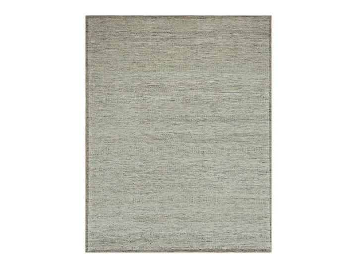 8'0" x 10'3" New Hand Knotted Brown Wool Rectangle Oriental Rug - MOA10276718