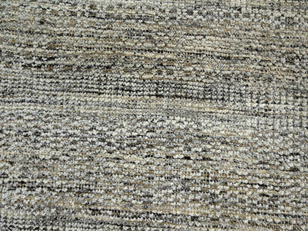 8'0" x 10'3" New Hand Knotted Brown Wool Rectangle Oriental Rug - MOA10276718