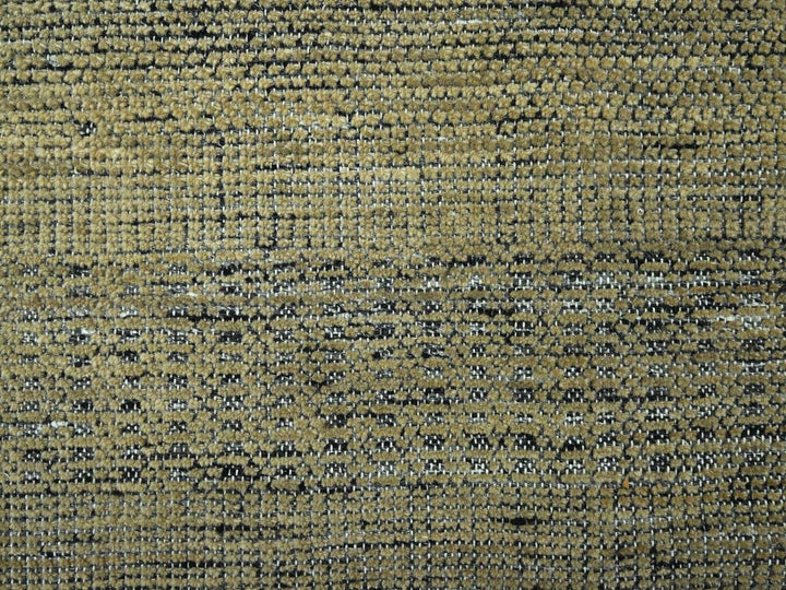 9'11" x 10'0" New Hand Knotted Brown Wool Round Oriental Rug - MOA10276725