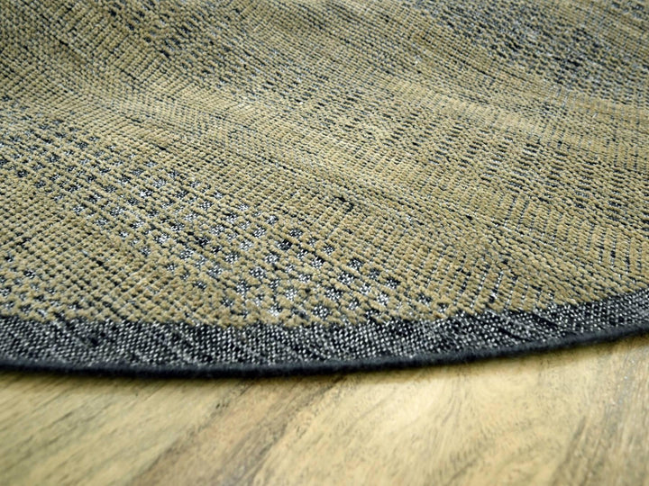 11'10" x 11'11" New Hand Knotted Brown Wool Round Oriental Rug - MOA10276726
