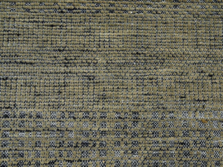 11'10" x 11'11" New Hand Knotted Brown Wool Round Oriental Rug - MOA10276726