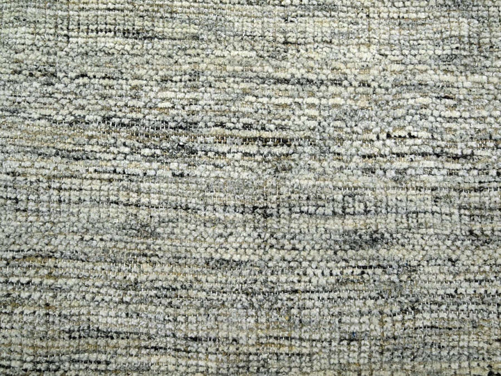 6'1" x 8'11" New Hand Knotted Brown Wool Rectangle Oriental Rug - MOA10276734