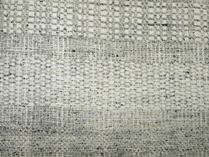 6'1" x 9'0" New Hand Knotted Grey Wool Rectangle Oriental Rug - MOA10276736