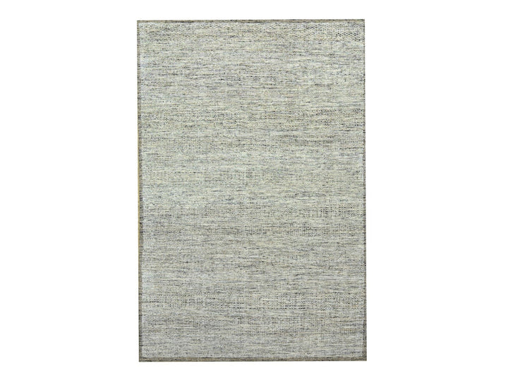 6'0" x 8'11" New Hand Knotted Brown Wool Rectangle Oriental Rug - MOA10276738