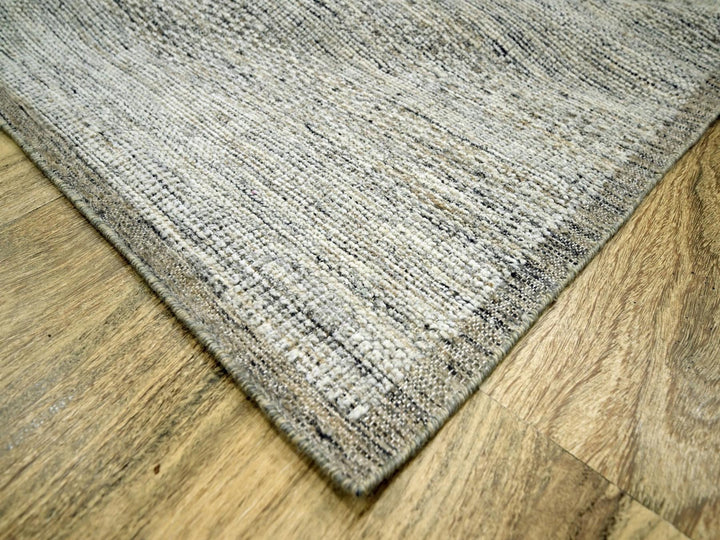 6'0" x 8'11" New Hand Knotted Brown Wool Rectangle Oriental Rug - MOA10276738