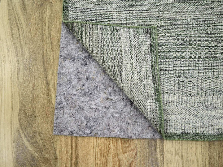 2'6" x 11'10" New Hand Knotted Green Wool Runner Oriental Rug - MOA10276740