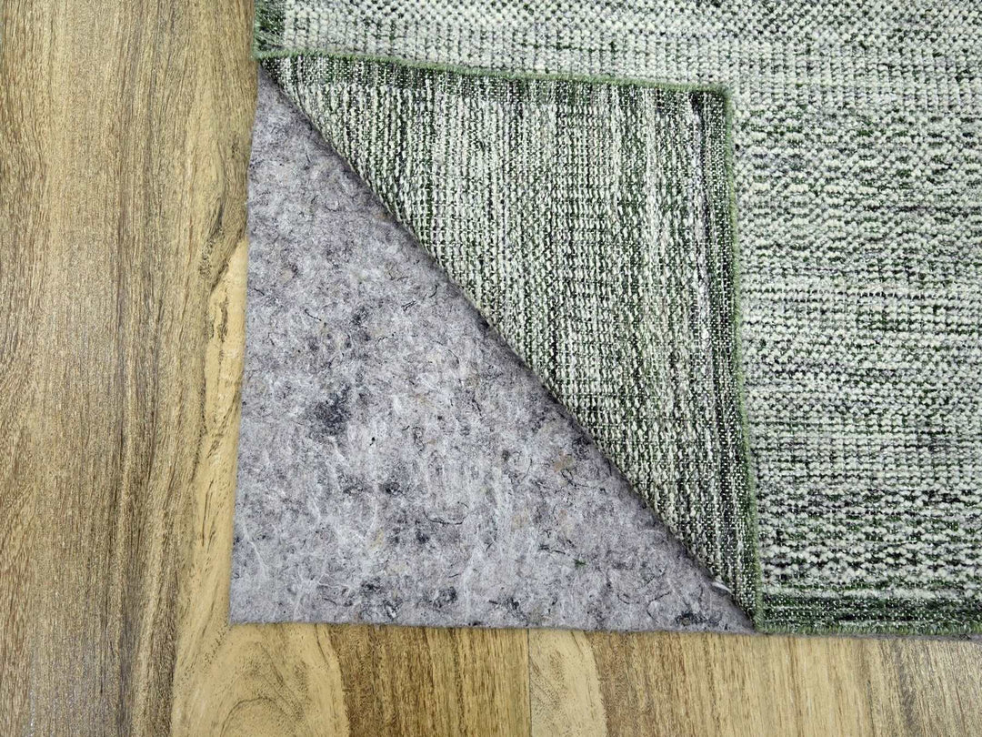 2'6" x 6'0" New Hand Knotted Green Wool Runner Oriental Rug - MOA10276743