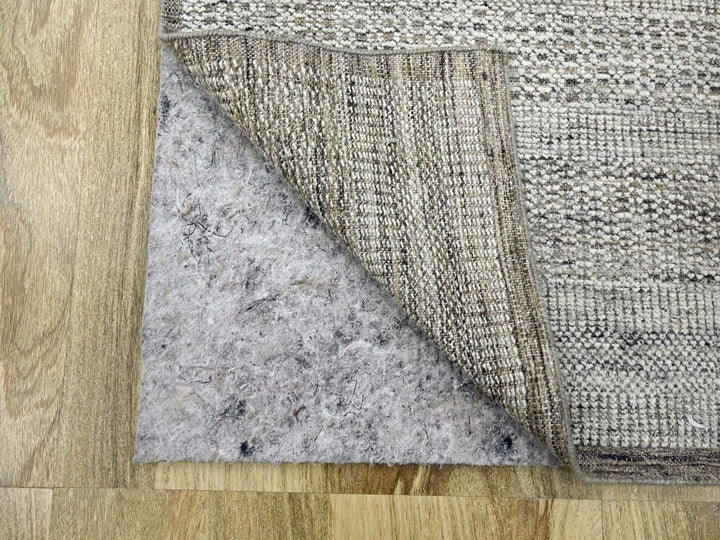 2'8" x 12'0" New Hand Knotted Brown Wool Runner Oriental Rug - MOA10276745