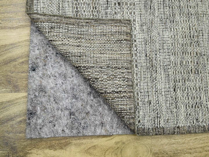 2'8" x 7'10" New Hand Knotted Brown Wool Runner Oriental Rug - MOA10276746