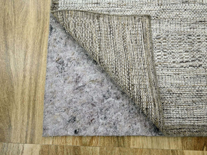 2'6" x 7'11" New Hand Knotted Brown Wool Runner Oriental Rug - MOA10276747