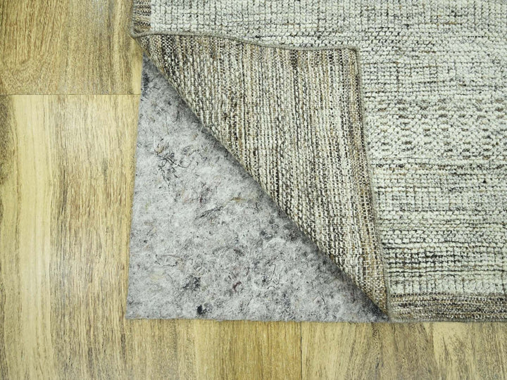 2'7" x 7'10" New Hand Knotted Brown Wool Runner Oriental Rug - MOA10276748