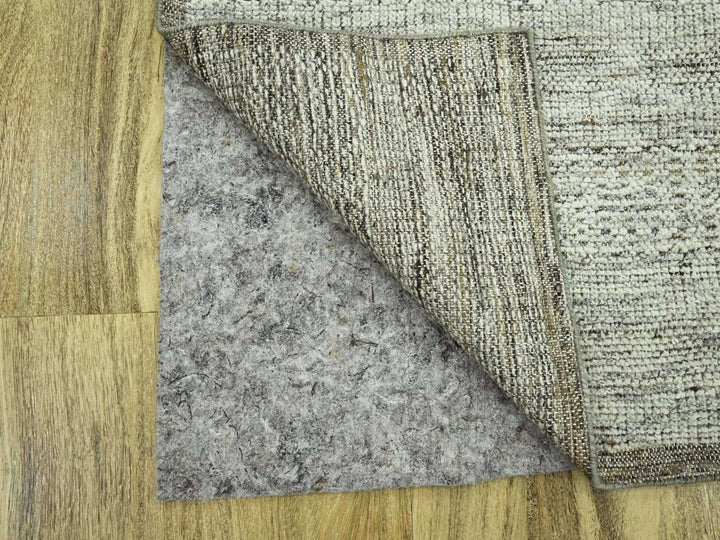 2'7" x 7'11" New Hand Knotted Brown Wool Runner Oriental Rug - MOA10276749