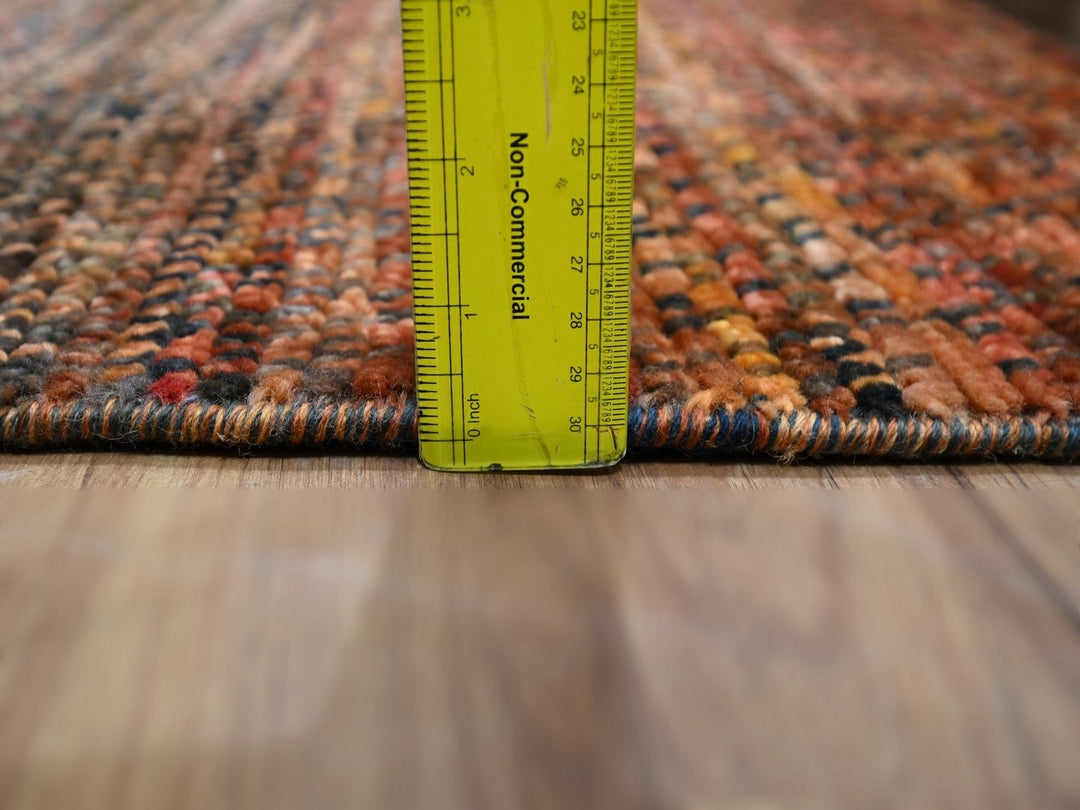 2'1" x 2'10" New Hand Knotted Brown Wool Rectangle Oriental Rug - MOA10276895