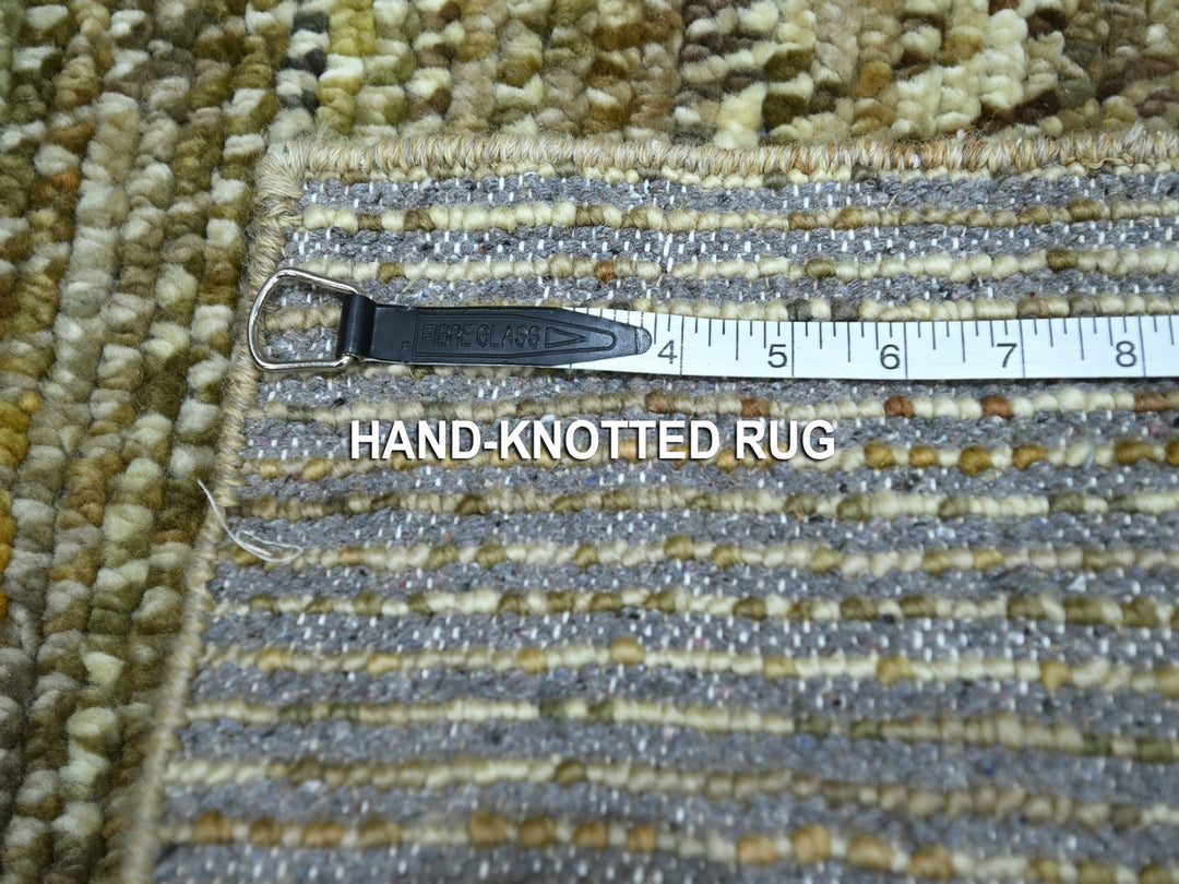 2'0" x 3'1" New Hand Knotted Brown Wool Rectangle Oriental Rug - MOA10276897