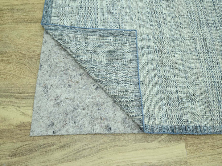 12'0" x 15'0" New Hand Knotted Blue Wool Rectangle Oriental Rug - MOA10276921