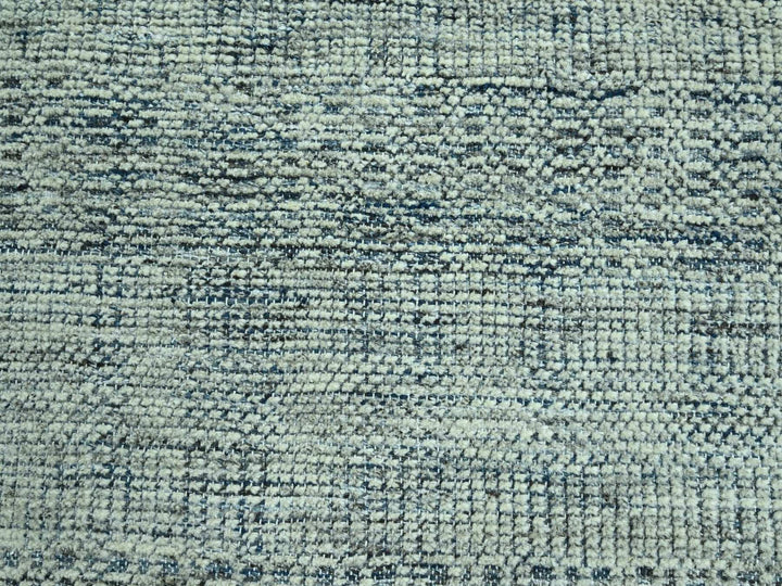 12'0" x 15'0" New Hand Knotted Blue Wool Rectangle Oriental Rug - MOA10276921