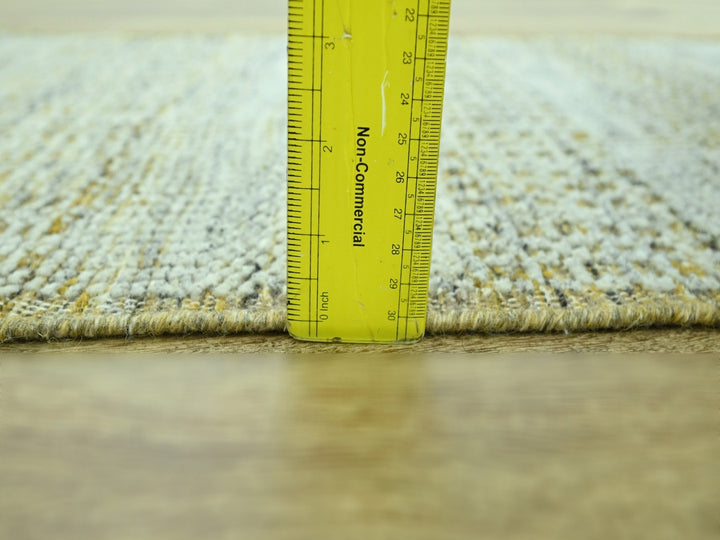 2'0" x 3'0" New Hand Knotted Yellow Wool Rectangle Oriental Rug - MOA10276936