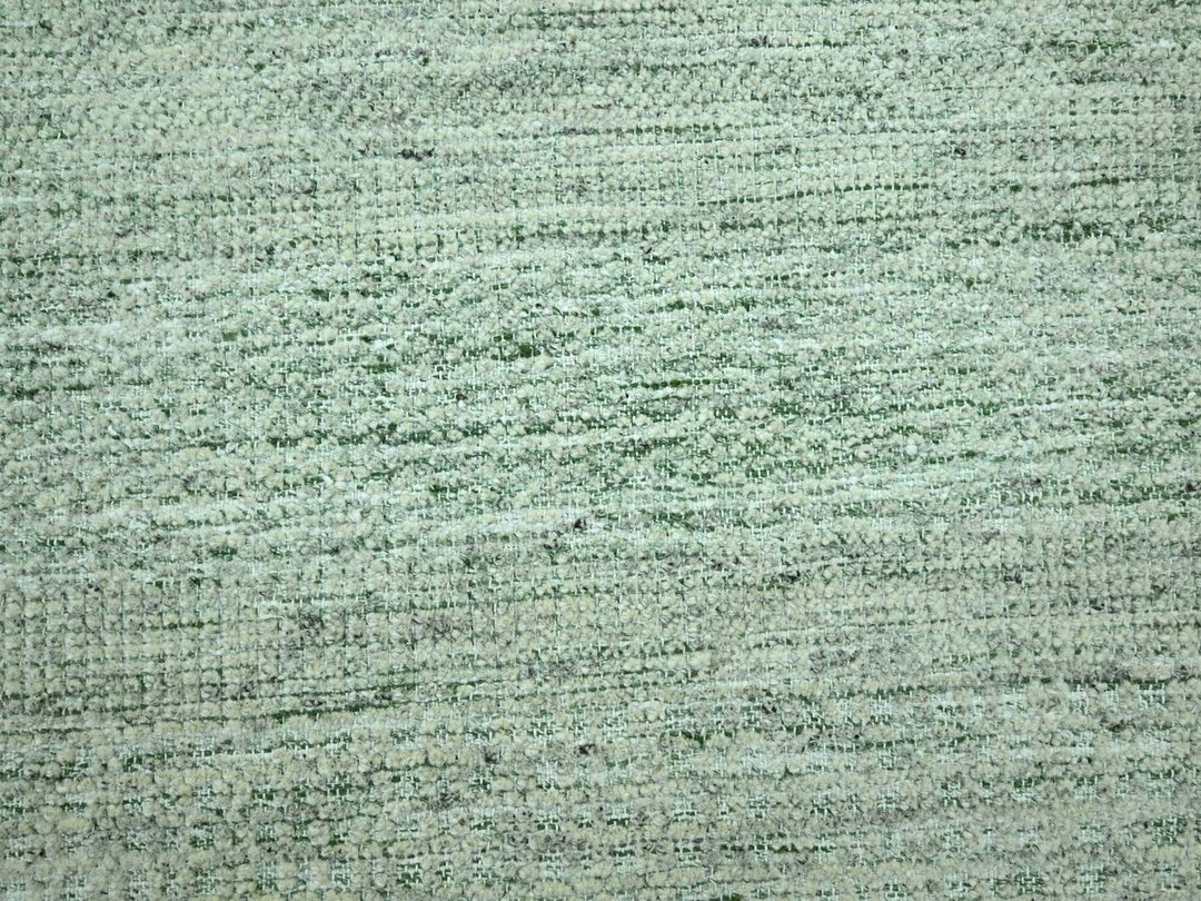 11'10" x 14'10" New Hand Knotted Green Wool Rectangle Oriental Rug - MOA10276944