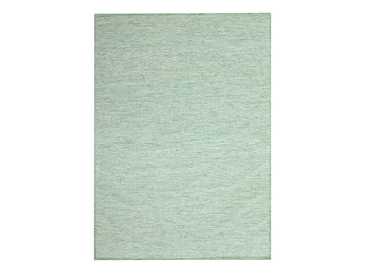 9'10" x 14'0" New Hand Knotted Green Wool Rectangle Oriental Rug - MOA10276945