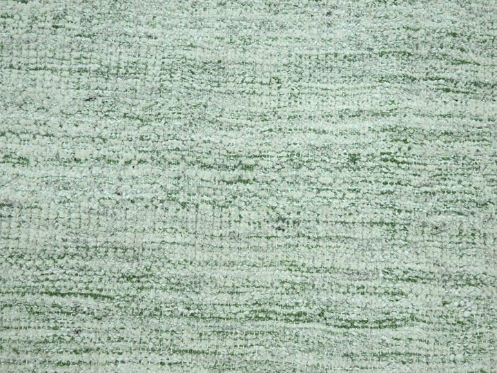 8'0" x 10'0" New Hand Knotted Green Wool Rectangle Oriental Rug - MOA10276947