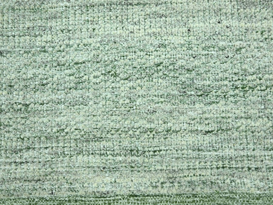 8'0" x 10'0" New Hand Knotted Green Wool Rectangle Oriental Rug - MOA10276948