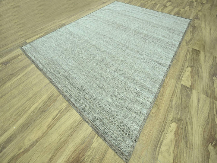 10'4" x 14'0" New Hand Knotted Brown Wool Rectangle Oriental Rug - MOA10276959