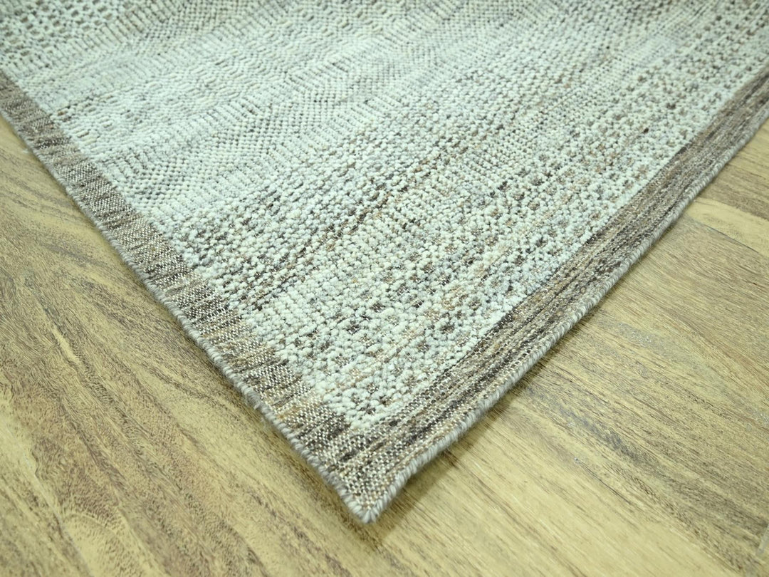 10'4" x 14'0" New Hand Knotted Brown Wool Rectangle Oriental Rug - MOA10276959