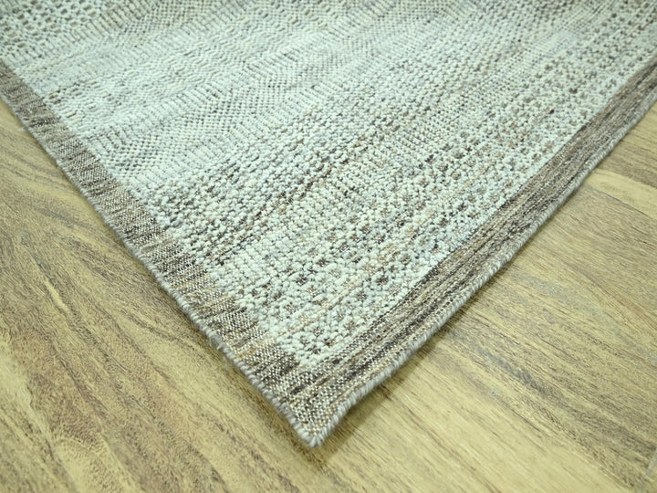 10'4" x 14'0" New Hand Knotted Brown Wool Rectangle Oriental Rug - MOA10276959