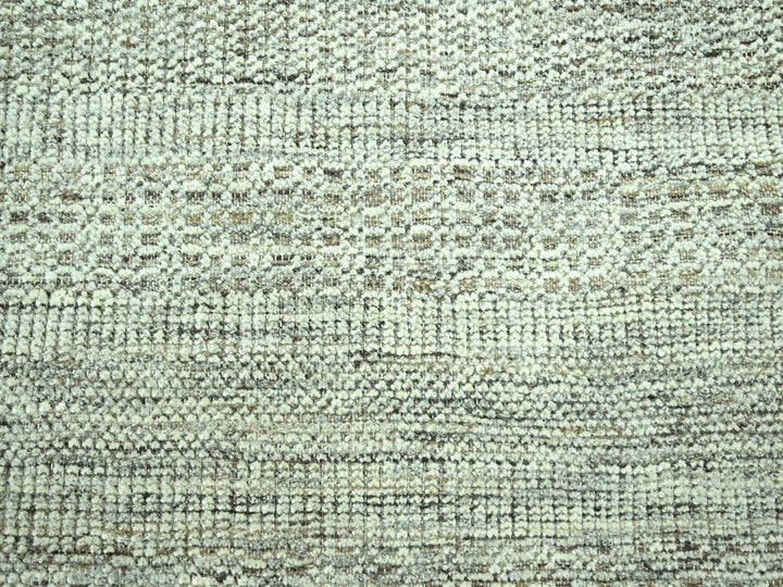 10'4" x 14'0" New Hand Knotted Brown Wool Rectangle Oriental Rug - MOA10276959