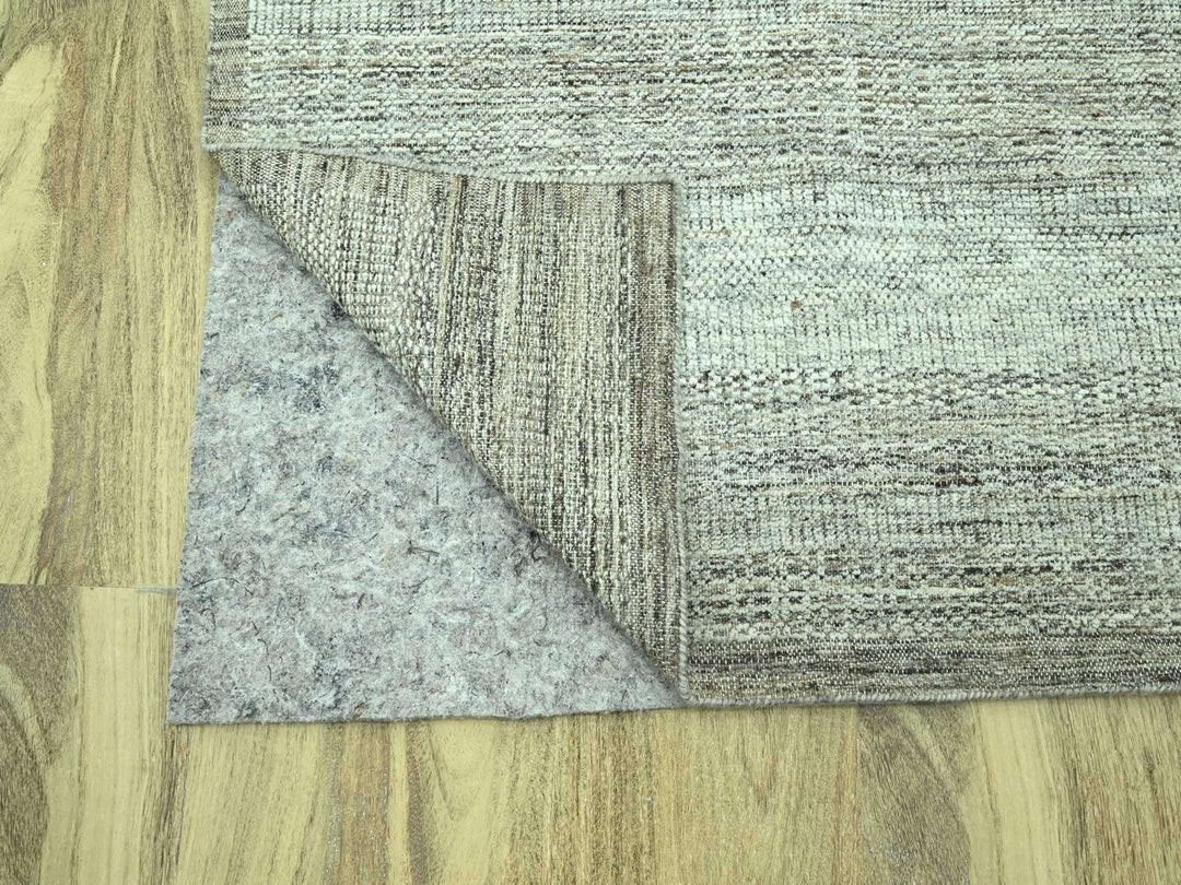 10'1" x 14'3" New Hand Knotted Brown Wool Rectangle Oriental Rug - MOA10276960