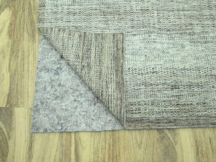 10'1" x 14'3" New Hand Knotted Brown Wool Rectangle Oriental Rug - MOA10276960