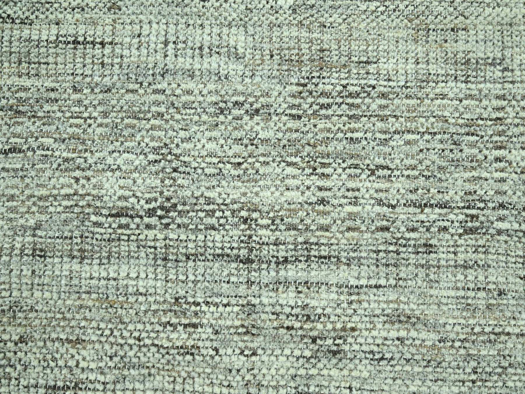 10'1" x 14'3" New Hand Knotted Brown Wool Rectangle Oriental Rug - MOA10276960